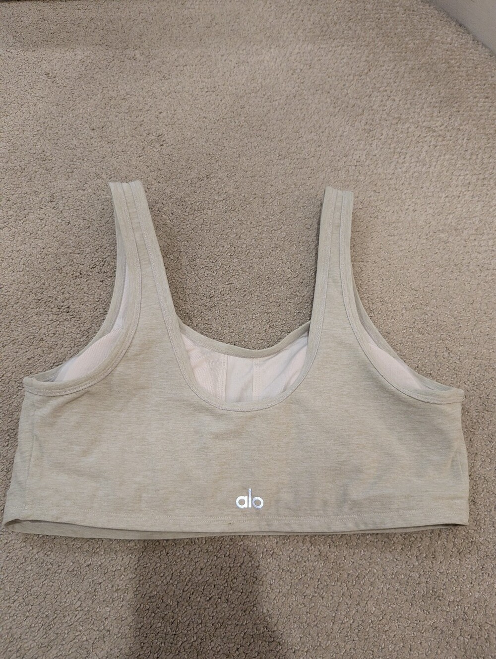 Alo Yoga Alosoft Center Stage Bra View 4